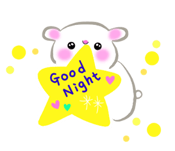 lovey dovey hamster ! sticker #10453430