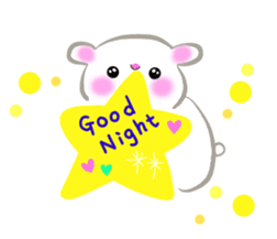 lovey dovey hamster ! sticker #10453430