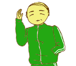 There was a small uncle in a house sticker #10453455