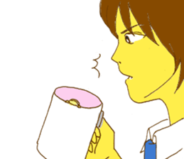 There was a small uncle in a house sticker #10453466