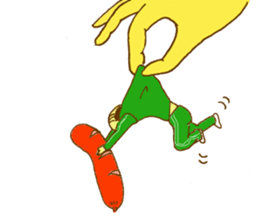 There was a small uncle in a house sticker #10453469