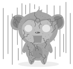 Kawaii Saru sticker #10453642