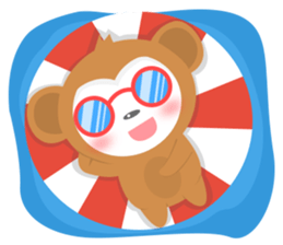 Kawaii Saru sticker #10453643