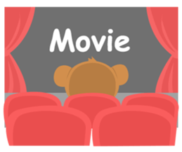 Kawaii Saru sticker #10453656