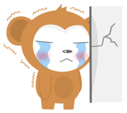 Kawaii Saru sticker #10453658