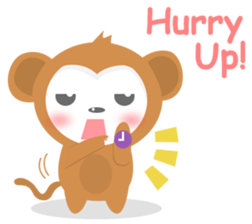 Kawaii Saru sticker #10453671