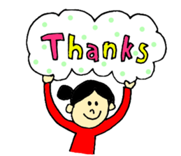 girl's daily coversation ! sticker #10453755