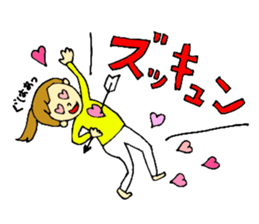 girl's daily coversation ! sticker #10453758