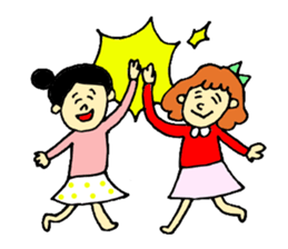 girl's daily coversation ! sticker #10453762