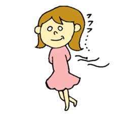 girl's daily coversation ! sticker #10453763