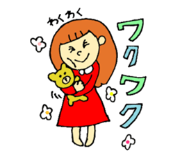 girl's daily coversation ! sticker #10453766