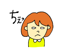 girl's daily coversation ! sticker #10453773