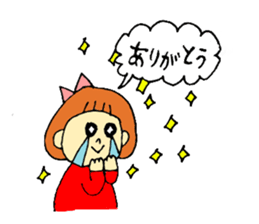 girl's daily coversation ! sticker #10453778