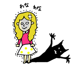 girl's daily coversation ! sticker #10453780