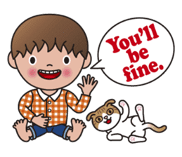 TIM and ALICE (A Boy and His Cat) sticker #10453994