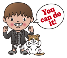 TIM and ALICE (A Boy and His Cat) sticker #10453995