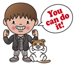 TIM and ALICE (A Boy and His Cat) sticker #10453995