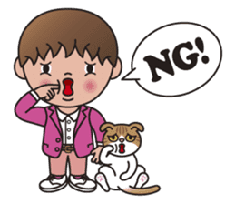 TIM and ALICE (A Boy and His Cat) sticker #10453997