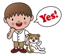 TIM and ALICE (A Boy and His Cat) sticker #10454000