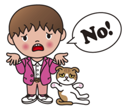 TIM and ALICE (A Boy and His Cat) sticker #10454001