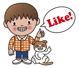 TIM and ALICE (A Boy and His Cat) sticker #10454002