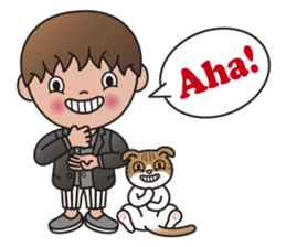 TIM and ALICE (A Boy and His Cat) sticker #10454007