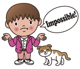 TIM and ALICE (A Boy and His Cat) sticker #10454009