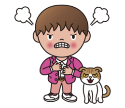 TIM and ALICE (A Boy and His Cat) sticker #10454017
