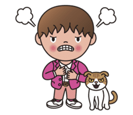 TIM and ALICE (A Boy and His Cat) sticker #10454017