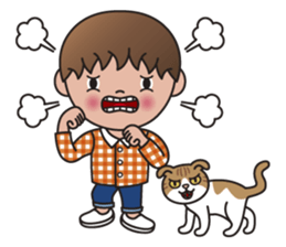 TIM and ALICE (A Boy and His Cat) sticker #10454018