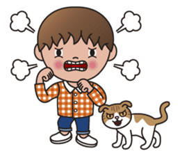 TIM and ALICE (A Boy and His Cat) sticker #10454018