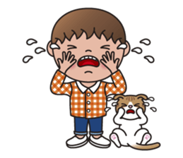 TIM and ALICE (A Boy and His Cat) sticker #10454022