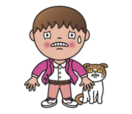 TIM and ALICE (A Boy and His Cat) sticker #10454025