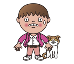 TIM and ALICE (A Boy and His Cat) sticker #10454025