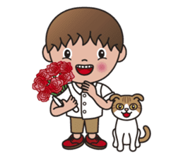 TIM and ALICE (A Boy and His Cat) sticker #10454028