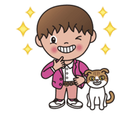 TIM and ALICE (A Boy and His Cat) sticker #10454029