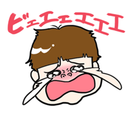 A silly brother & a little devil sister sticker #10454079