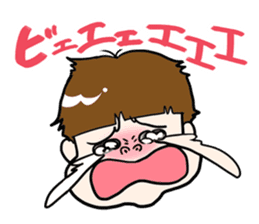 A silly brother & a little devil sister sticker #10454079