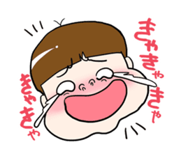 A silly brother & a little devil sister sticker #10454084