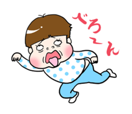 A silly brother & a little devil sister sticker #10454111