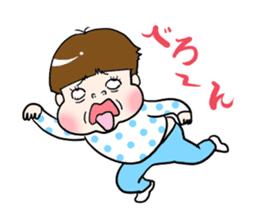 A silly brother & a little devil sister sticker #10454111