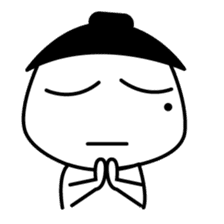 The mole youth's life of black and white sticker #10454228