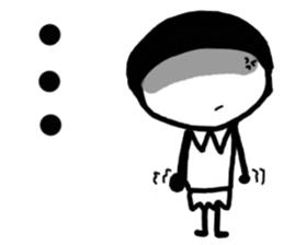 the person who is not a beauty 2 sticker #10454297