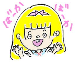 Alice and Cat sticker #10454685