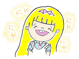 Alice and Cat sticker #10454708