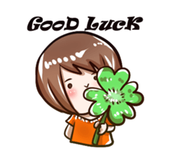 The little Lovely girl sticker #10454857