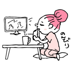 "Working girl,Hittsume-chan" 2nd edition sticker #10455472