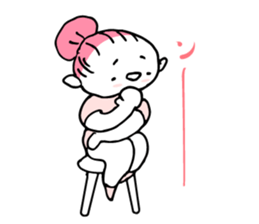 "Working girl,Hittsume-chan" 2nd edition sticker #10455485