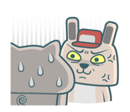 Mr.Rabbit and his friends sticker #10455558