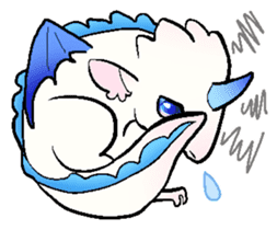 wing&tail(BlueDragon) sticker #10455736